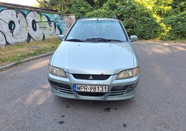 Mitsubishi Space Star cena 2250 przebieg: 218000, rok produkcji 2004 z Warszawa małe 92
